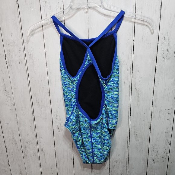 $89 TYR Women's Durafast Elite Fizzy Diamondfit Swimsuit Size 34 Racerback. - Picture 6 of 8